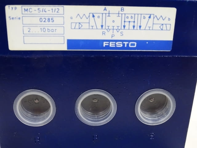 Пневматичен разпределител Festo MC-5/4-1/2 Solenoid Control Valve 220VAC/24VDC - снимка 9