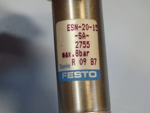 Пневматичен цилиндър еднодействащ Festo ESN-20-15-SA pneumatic cylinder - снимка 3