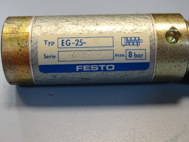 Пневматичен цилиндър еднодействащ Festo EG-25-10 pneumatic cylinder - снимка 2