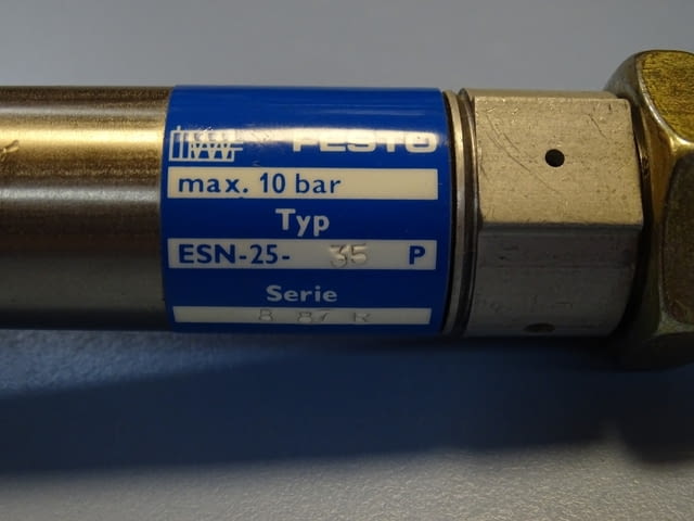 Пневматичен еднодействащ цилиндър Festo ESN-25-35P pneumatic cylinder - снимка 2