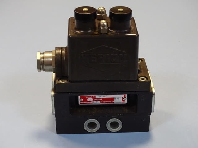 Пневматичен разпределител HERION 26507H72 Solenoid Valve 220V/50Hz - снимка 2