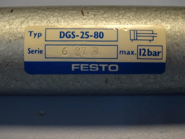 Пневматичен цилиндър Festo DSG-25-80 pneumatic cylinder 12Bar - снимка 4