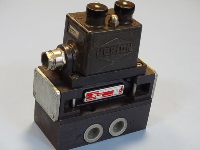 Пневматичен разпределител HERION 26512B73 Solenoid Valve 220V/50Hz G1/2 - снимка 7