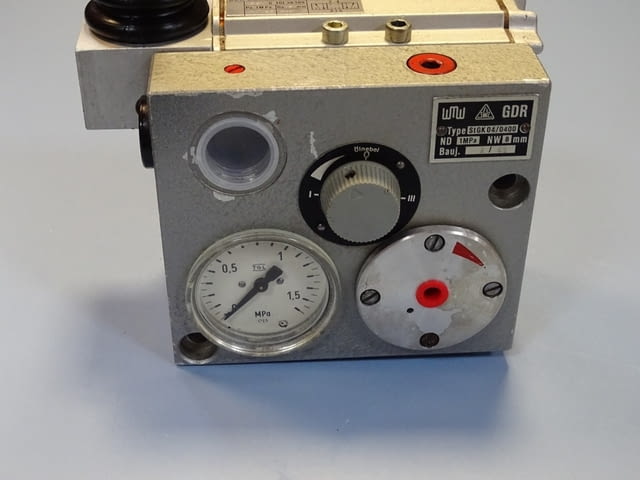 Пневматичен блок wmw DDR StGK04/0400 Pneumatic Valve NW-8mm Orsta TGL36389 - снимка 2