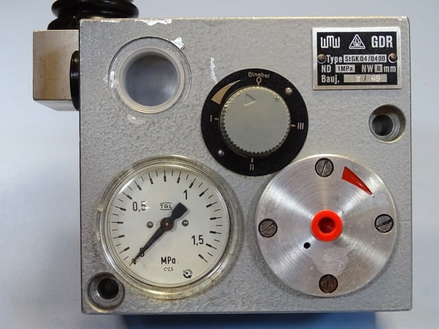 Пневматичен блок wmw DDR StGK04/0400 Pneumatic Valve NW-8mm Orsta TGL36389 - снимка 10