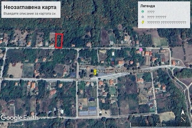 УПИ в с.Приселци, на 6 км от Обзор и морето 1081 m2, For living - village Prisеltsi | Land - снимка 1