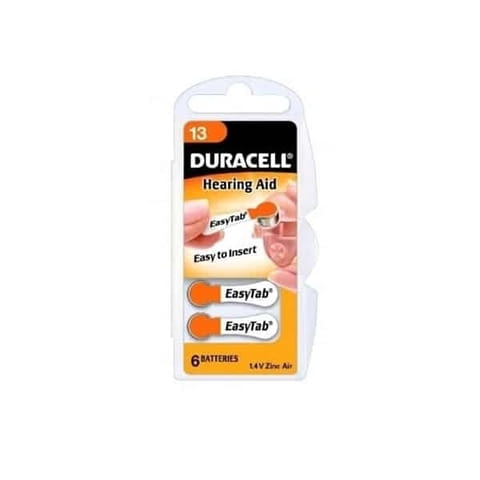 Батерии за слухов апарат Duracell Activair DA13 DA10 DA675 DA312 - снимка 2