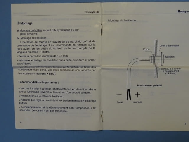 Фотоелектрически сензор Honeywell Cometa Lumandar 2500 FF-LAMT25RH Photoelectric switch - снимка 11