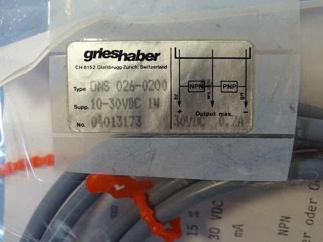 Фотоелектрически сензор Grieshaber ONS 026-0200 Photoelectric switch 10-30 V DC - снимка 10