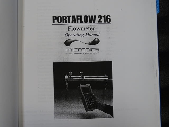 Дебитомер ултразвуков Micronics PORTAFLOW 216 Flowmeter portable - снимка 5