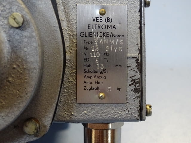 Ел. магнит VEB(B)ELTROMA GANM/S solenoid 100VAC 50Hz, град Пловдив | Промишлено Оборудване - снимка 5