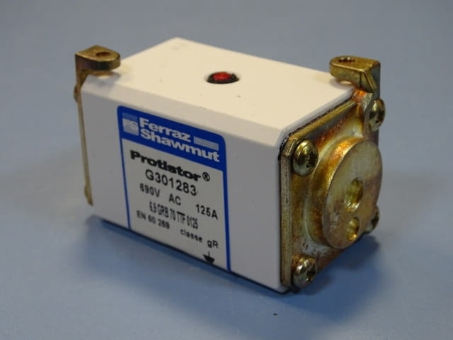 Предпазител Ferraz Shawmut Protistor G301283 Fuses 6.9GRB70TTF0125 125A 690VAC - снимка 3