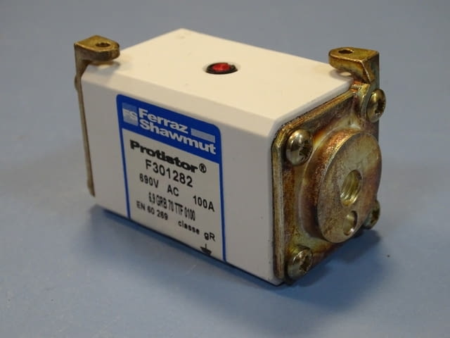 Предпазител Ferraz Shawmut Protistor F301282 Fuses 6.9GRB70TTF0100 100A 690VAC - снимка 4