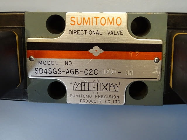 Хидравличен разпределител SUMITOMO SD4SGS-AGB-02C-100-11 directional valve 100V - снимка 3