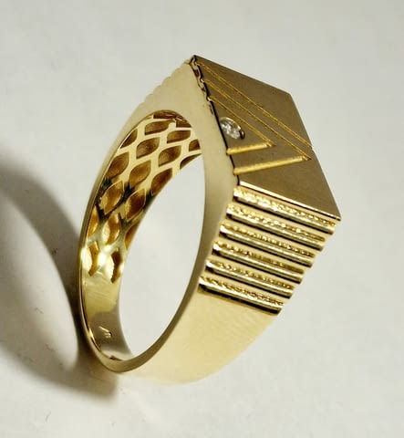 Нов Златен пръстен-3.77гр. Gold, Men's, Warranty - No - city of Gorna Oriahovica | Rings - снимка 2