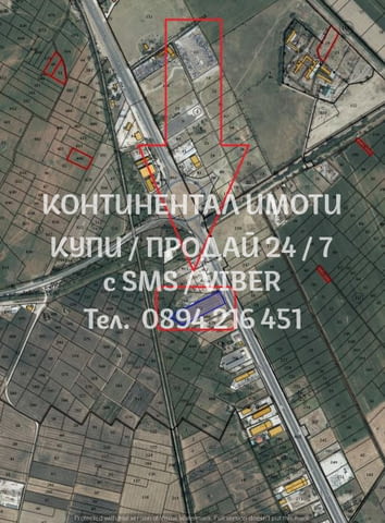 Код 62856. Нива, 7500м2, кат 3-та с лице 45м на Асеновградско шосе - идеална за отглеждане на селско - снимка 3