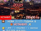 Нова година 2025 г. в Истанбул