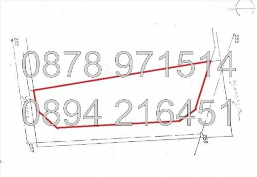 КОД 23172 Парцел 1520м2 /реални 890м2/ в новата регулация на града зад стадиона. Наоколо не е застр