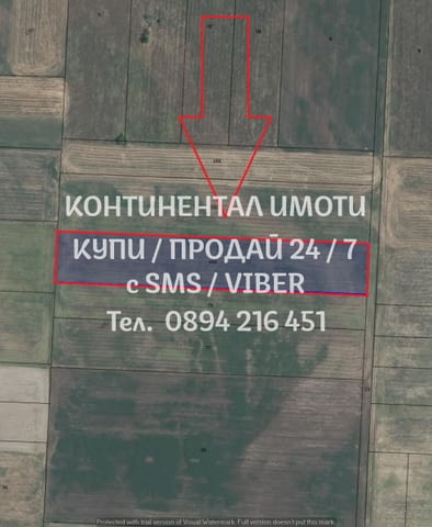 Код 62875. Две ниви обработваеми с обща площ около 10 дка. Продават се и оризище 9700м2, 3-та кат. - снимка 1