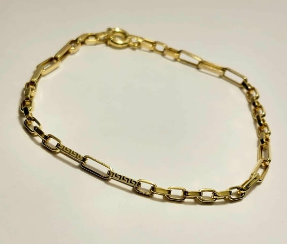 Златна гривна-2.46гр. Gold, Unisex, Certificate - Yes - city of Gorna Oriahovica | Bracelets - снимка 1