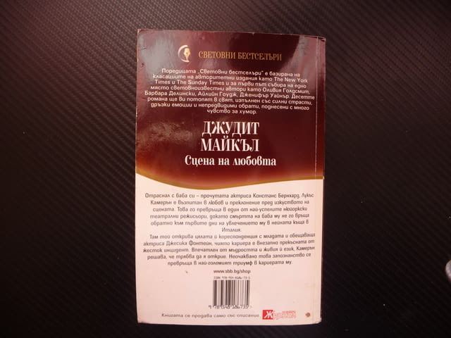 Сцена на любовта Джудит Майкъл свтовни бестселъри романтика един лев - снимка 3