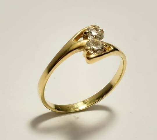 Златен пръстен-1.53гр. Gold, Lady's, Certificate - Yes - city of Gorna Oriahovica | Rings - снимка 1