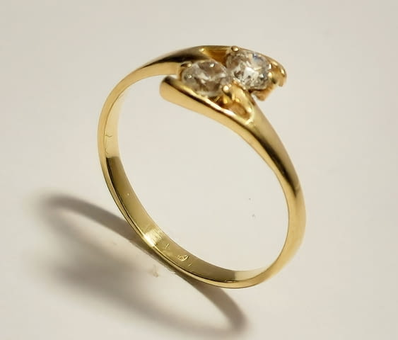 Златен пръстен-1.53гр. Gold, Lady's, Certificate - Yes - city of Gorna Oriahovica | Rings - снимка 2