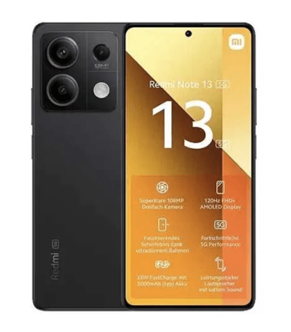 Xiaomi Redmi Note 13 5G, 256GB, 8GB RAM, Dual SIM, Цвят: Черен - снимка 1