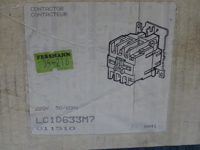 Контактор Telemecanique LC1-D633 M7 contactor 80A 220V/50Hz, city of Plovdiv - снимка 10