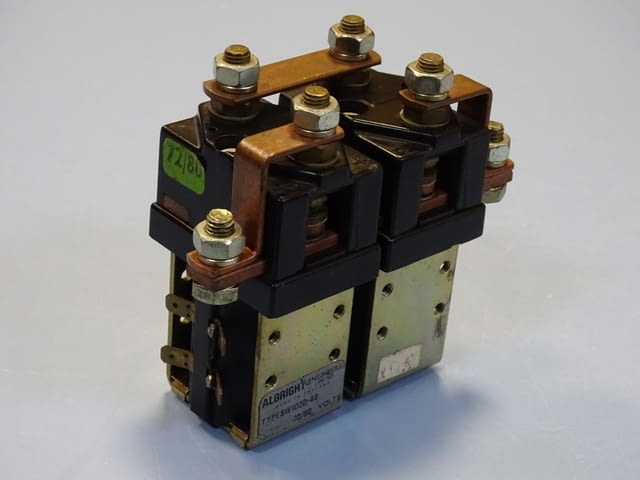 Контактор правотоков ALBRIGHT type SW102B-48 contactor 80 valts - снимка 2