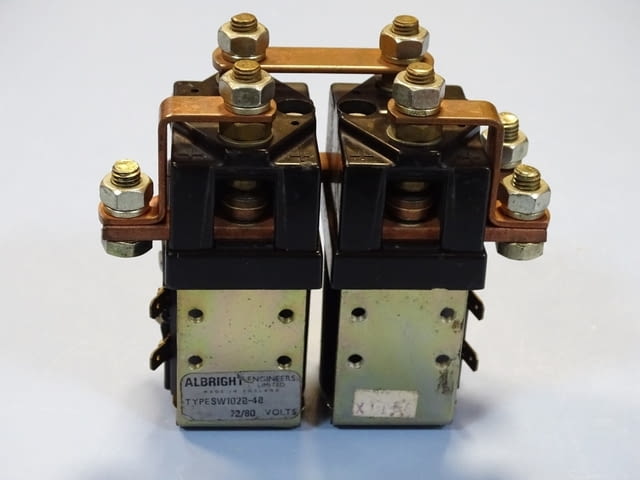 Контактор правотоков ALBRIGHT type SW102B-48 contactor 80 valts - снимка 3