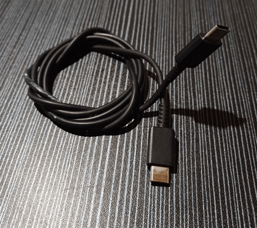 Кабел за данни, 1, 8 м, USB-C, за Samsung Galaxy, черен, city of Shumen | Other - снимка 1