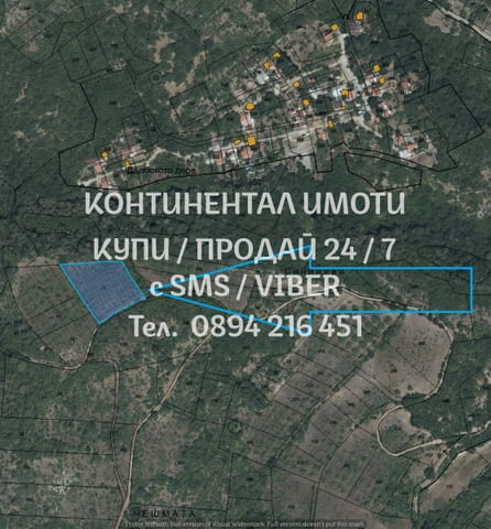 Код 62855. Поземлен имот овощна градина 3700м2, която се намира на 100м от вили във Втора ВЗ, но е о - снимка 2