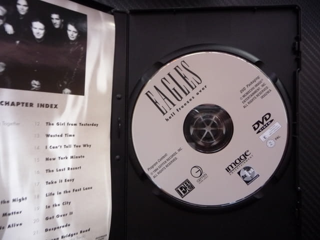 Eagles Hell freezes ever DVD филм видео музика Хотел Калифорния - снимка 2