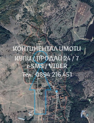 Код 62877. Просторно панорамно дворно място 1500м2 със стара едноетажна къща 55м2 за сериозен ремонт - снимка 8