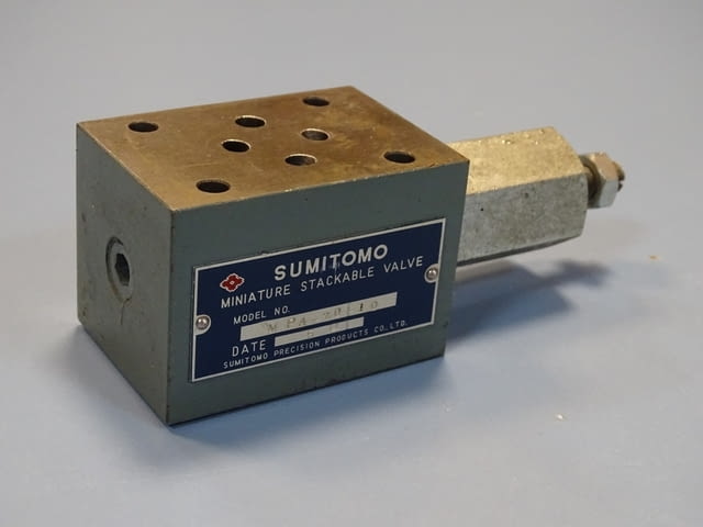 Хидравличен клапан SUMITOMO MPA-70-10 miniature stackable valve - снимка 1