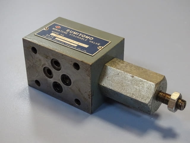 Хидравличен клапан SUMITOMO MPA-70-10 miniature stackable valve - снимка 4