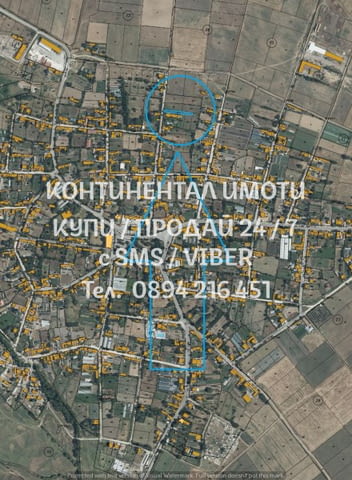 Код 62964. Парцел 960м2 /40м2 локален път/ на 300м от центъра, магазини, аптека и детска градина с п - снимка 3