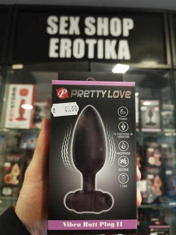 Анален разширител за дупе с вибрация силиконов код: 2734 дискретно от Sex Shop Erotika - снимка 3
