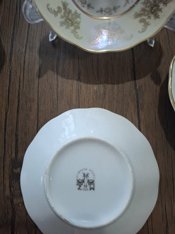 Порцеланови чинийки с Трите грации Dishes, Porcelain - city of Varna | Household Goods - снимка 3