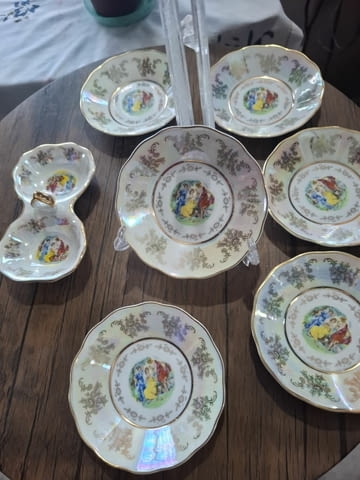 Порцеланови чинийки с Трите грации Dishes, Porcelain - city of Varna | Household Goods - снимка 5