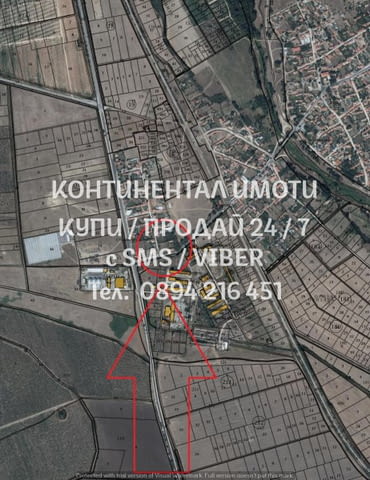 Кодг 62673. Парцел 1250м2 до ток и вода със становище за ФЕЦ 120kW. Парцелът се намира на 90 м. пряк - снимка 3