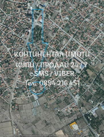 Кодг 62286. Дворно място 310м2 между къщи, до ток и вода с размери 8/39м2. Парцелът е ограден с лице - снимка 3