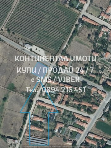 Код 62917. Ъглов поземлен имот 650м2 с 25м лице на асфалтов път - идеален за жилищно застрояване сле - снимка 2