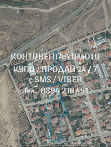 Код 62919. Вътрешно дворно място 560м2 между къщи до ток и вода - идеално за жилищно застрояване. На - снимка 1