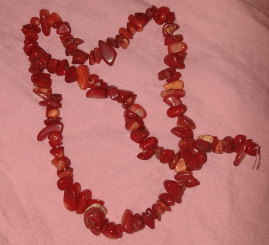 Наниз червен корал - city of Montana | Necklaces / Chains / Pendants - снимка 2