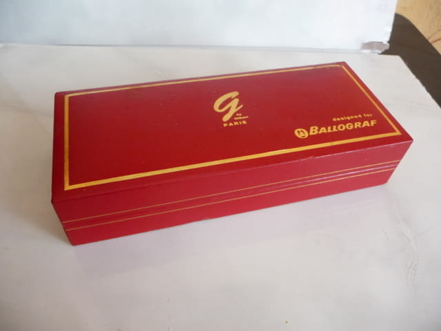 Ballograf Gilbert Paris кутия от химикалка писалка колекция червена - снимка 2