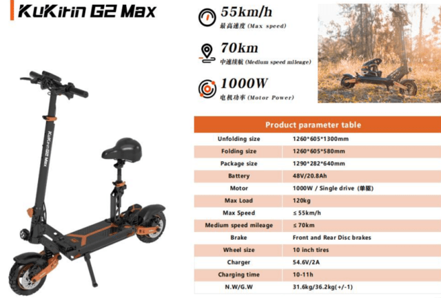 Електрически скутери/електрически тротинетки KuKirin, city of Razgrad | Other - снимка 4