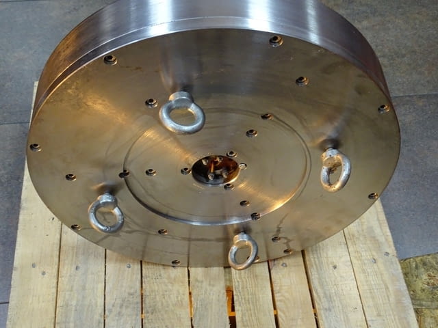 Магнитна маса кръгла Elektro-Magnet C 500 electromagnetic table VEB TGL10272 - снимка 3