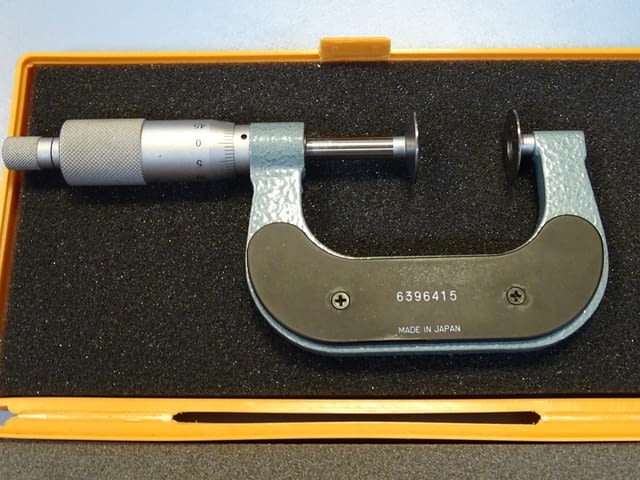 Микрометър дисков Mitutoyo 123-102 (GMA-50) 25-50mm disk micrometer - снимка 5